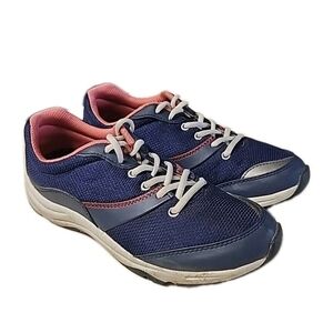 Vionic Kona Walking Shoes Womens Size 7 Blue Orthotic Athletic Support Comfort